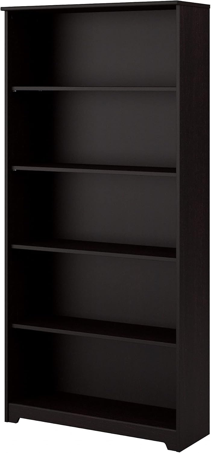 White 5 Shelf Bookcase A305