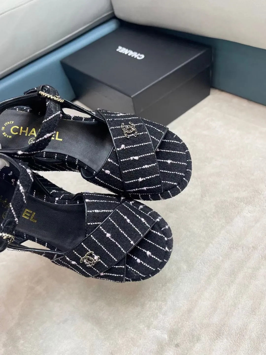 Women Sandals Shoes 5cm Heels Q666755