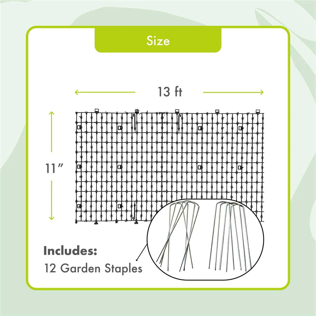 Outdoor Cat Scat Mat with 12 Garden Staples G333