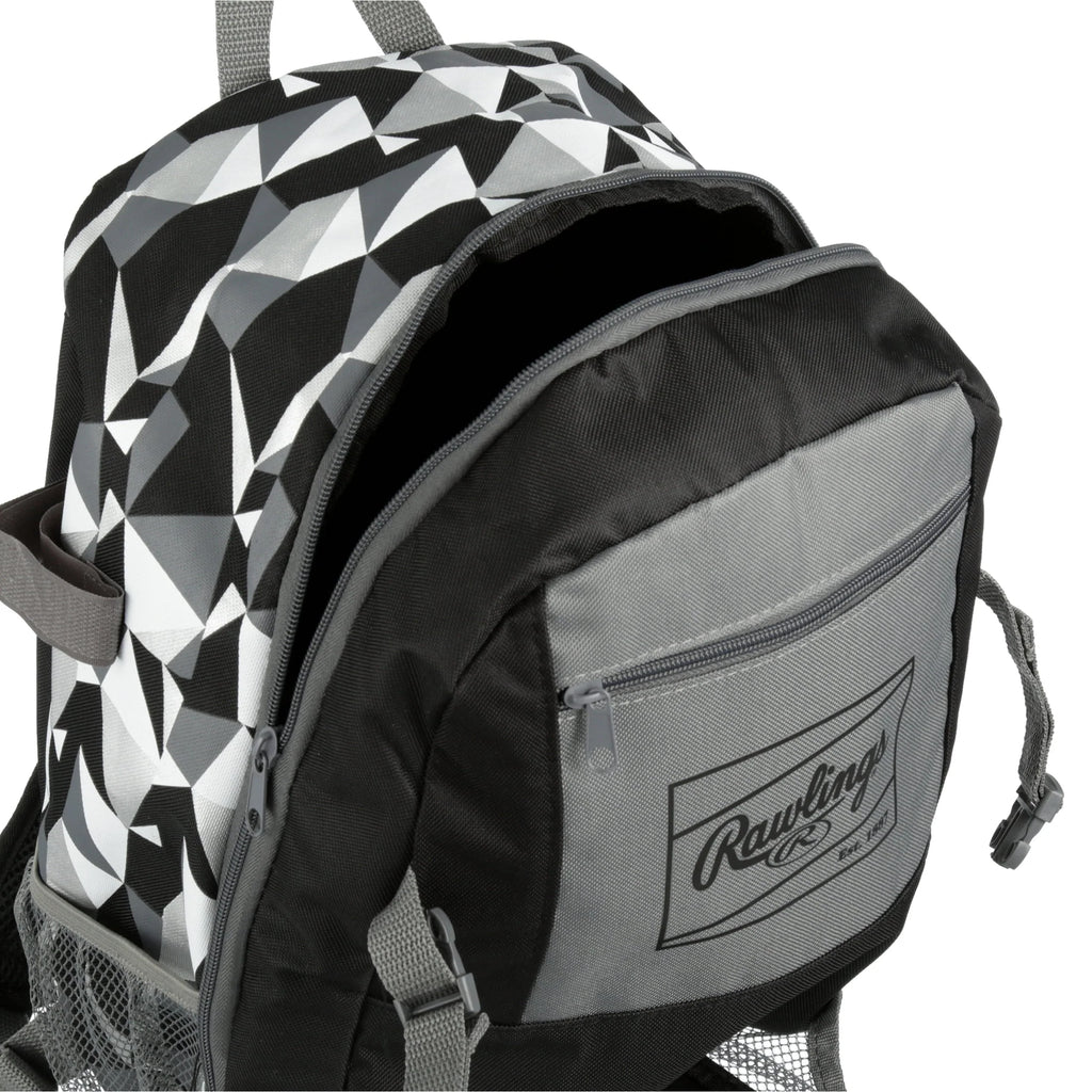 Youth Tball Backpack Equipment Bag, Black N8617