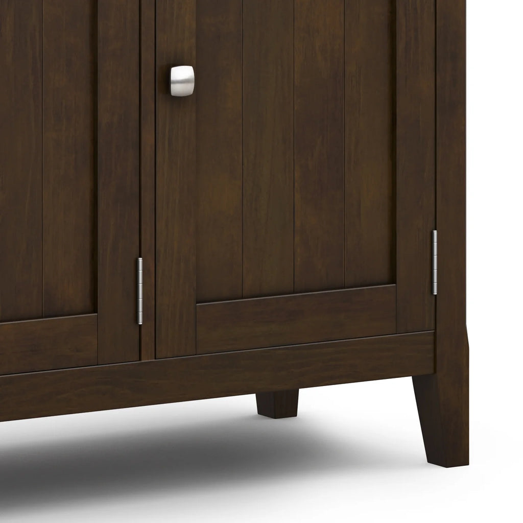 Solid Wood 51 inch Wide Entryway Storage Cabinet V678