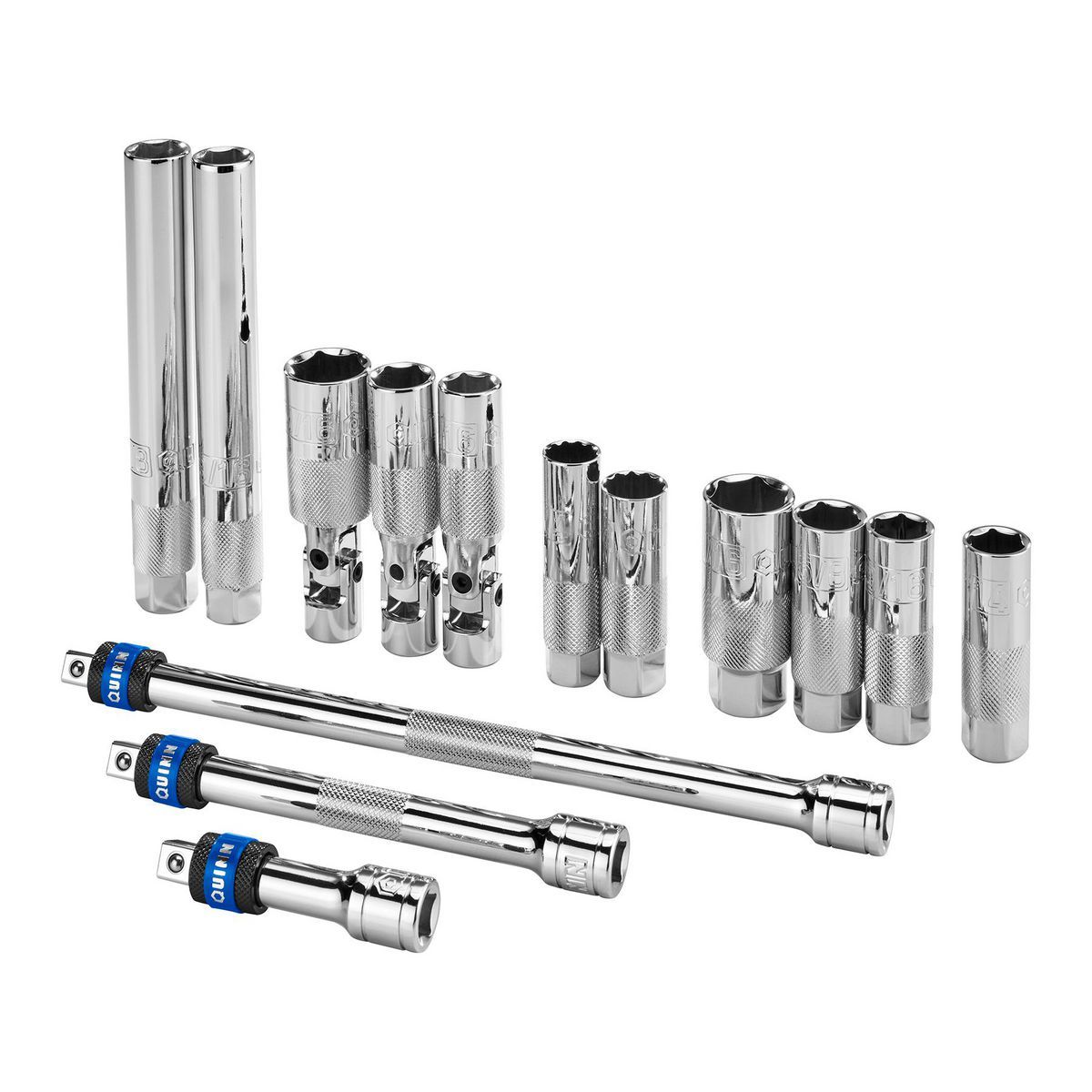 3/8 in. Drive SAE and Metric Spark Plug Socket Set, 14-Piece S2909
