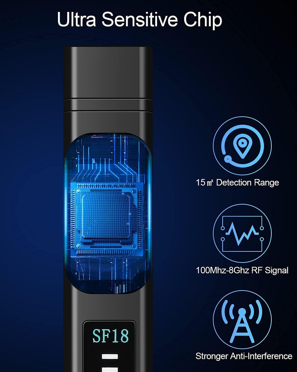 Portable Wireless Hidden Camera Detector K7830