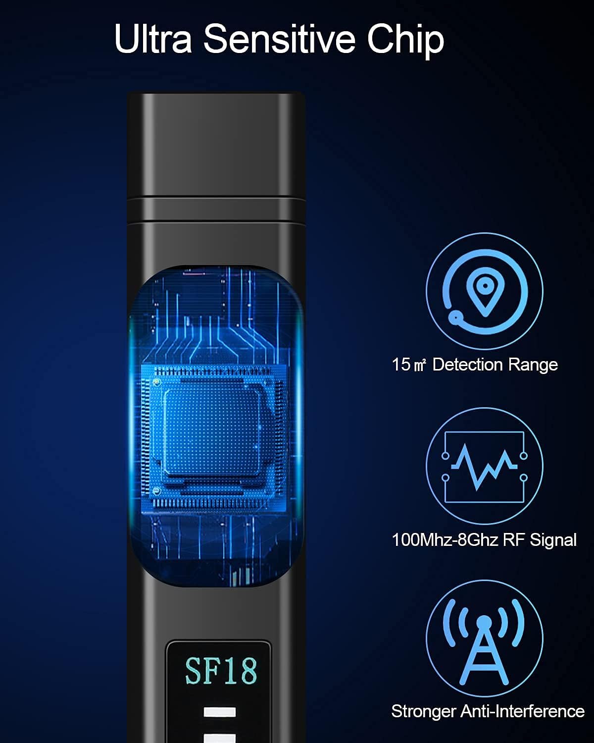 Portable Wireless Hidden Camera Detector K7830