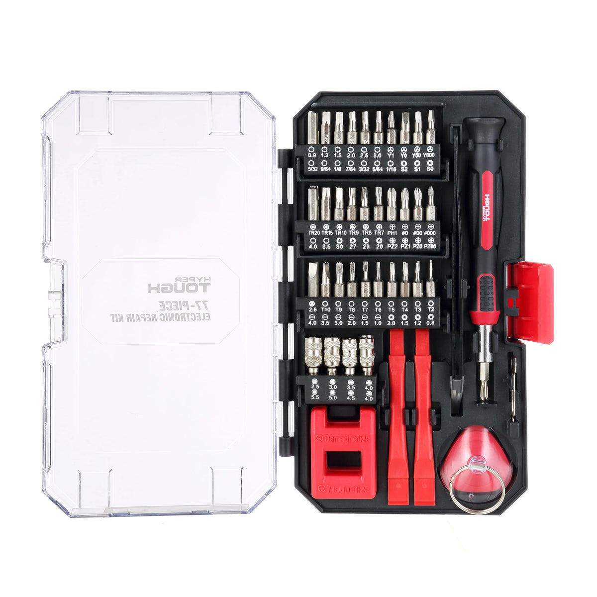 77 Piece Precision Tool Kit with Magnetic Screwdriver and Case Z86502