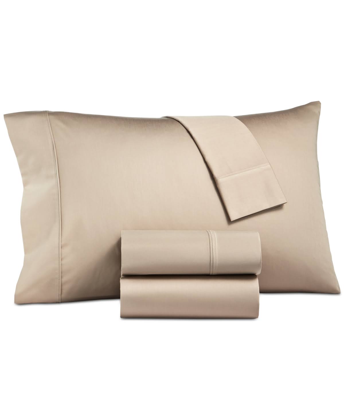 1250 Thread Count 4 pc. Sateen Sheet Set, King - Taupe A343663