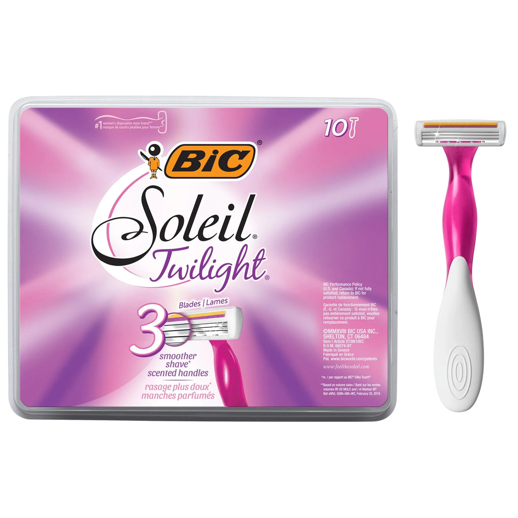 Scented Women's Disposable Razor, 3 Blade, 4 Pack K880413