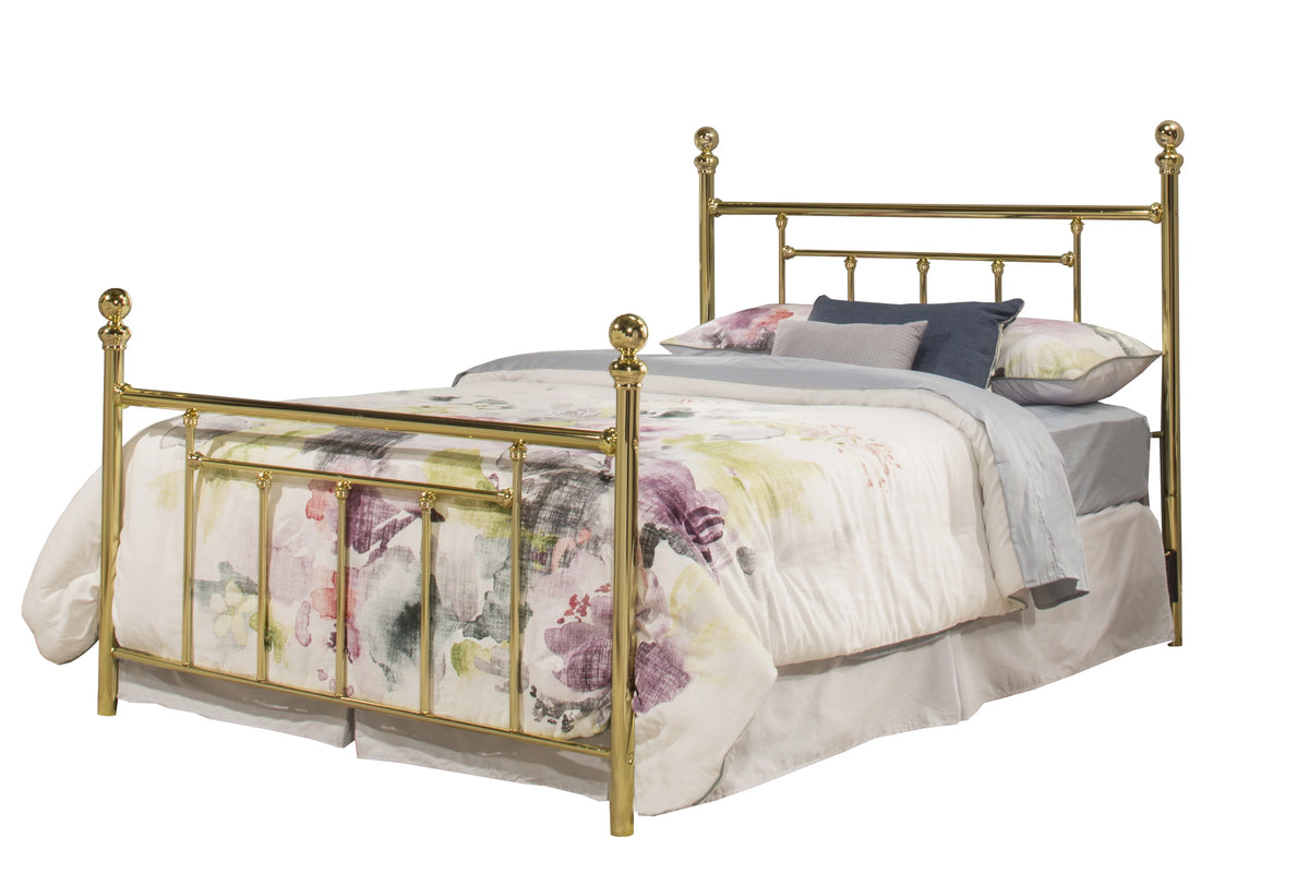 Queen Metal Four-Poster Bed U166510