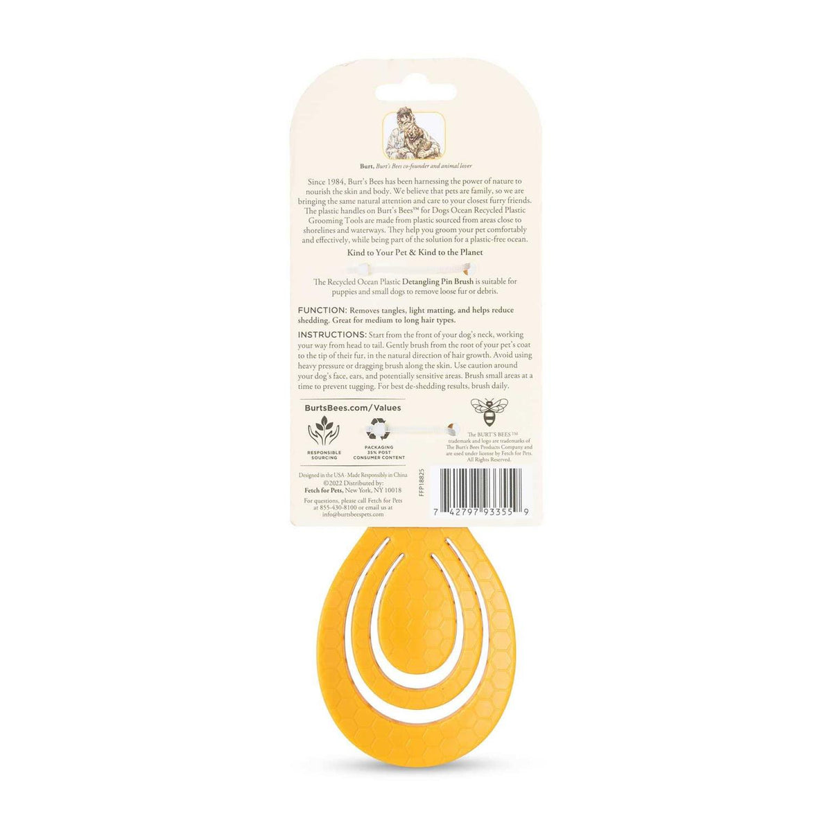 Ocean Bound Detangling Pin Brush D315616