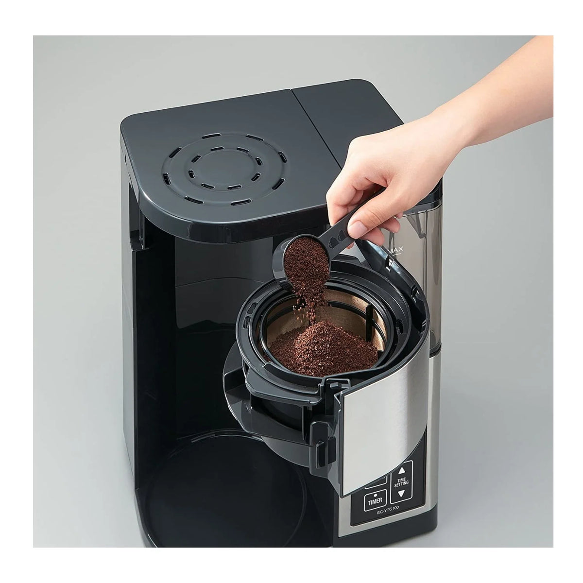 10-Cup Stainless Steel Coffee Maker with Tumbler G44233