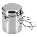 Stainless Steel 1L Cooking Kettle with Foldable Handle S5012