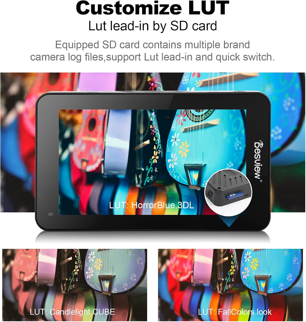 5.5 inch Touch Screen 2800Nits 4K HDMI Camera Field Monitor W367