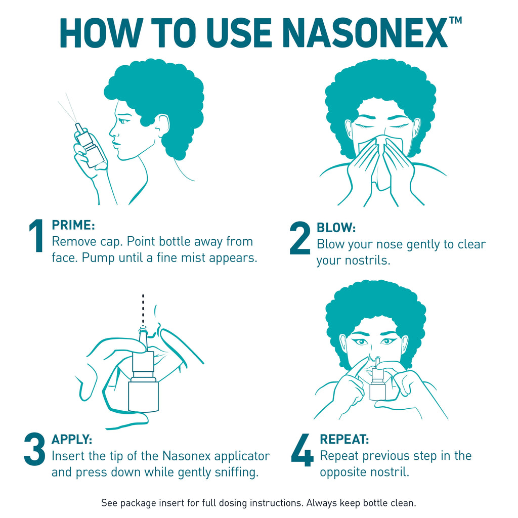 Allergy Nasal Spray, Non-Drowsy, Scent-Free, 120 spray C536337