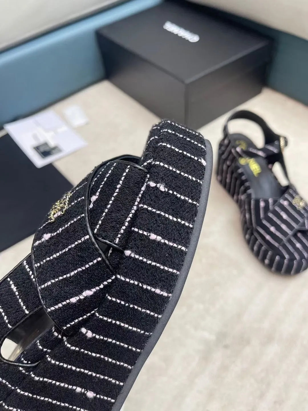 Women Sandals Shoes 5cm Heels Q666755