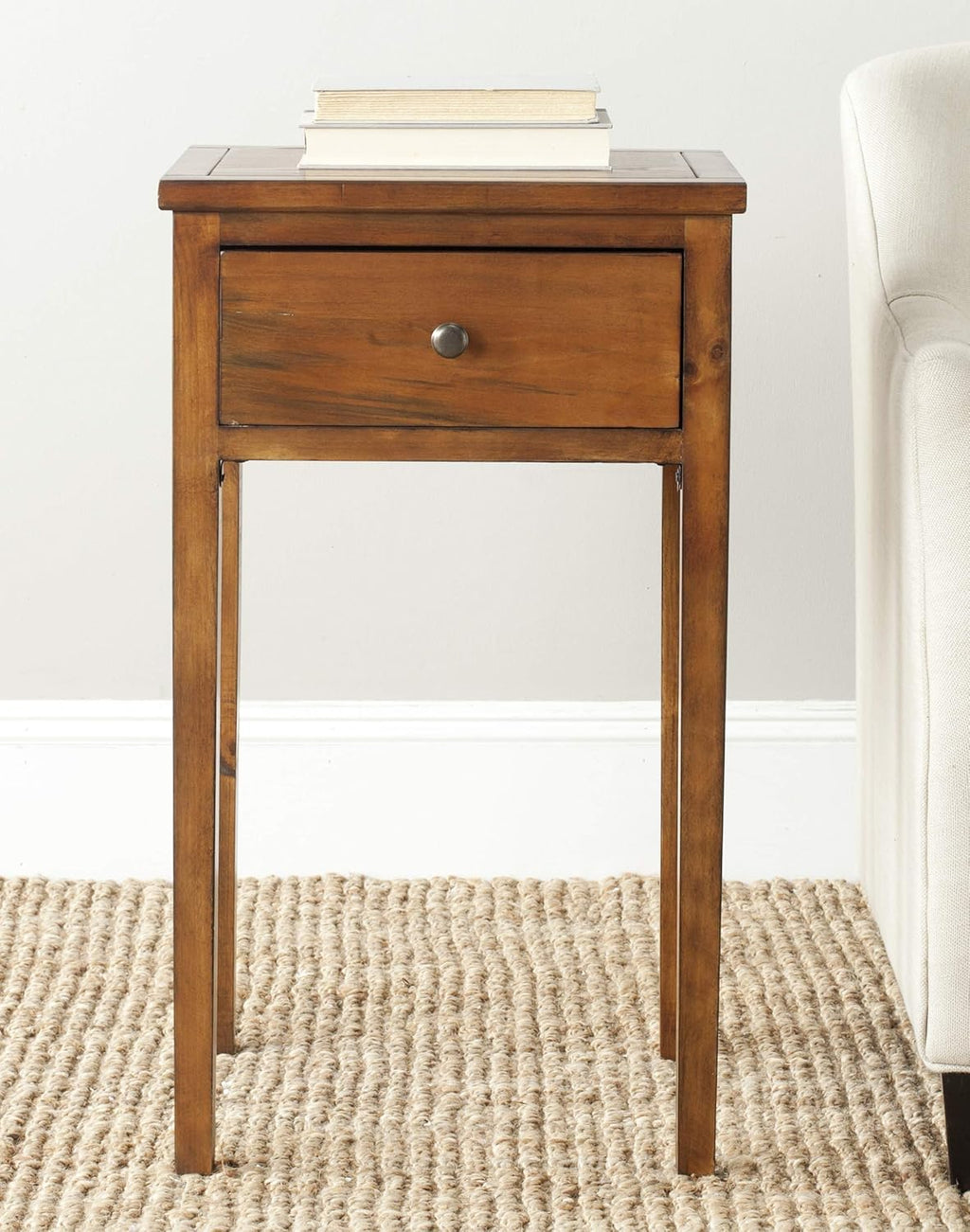 French Grey End Table P965