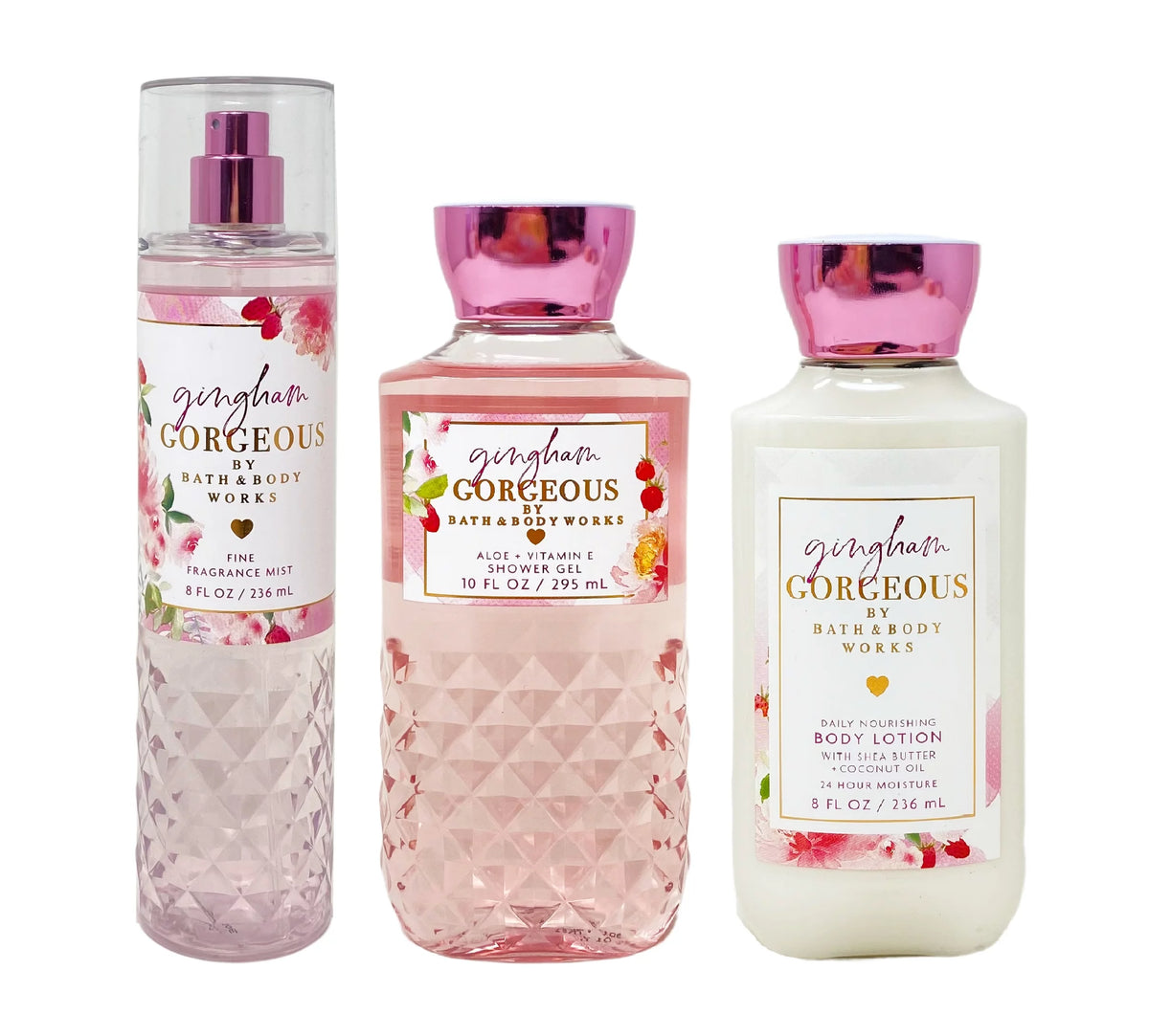 Fragrance Mist Body Lotion Shower Gel Gift Set W179