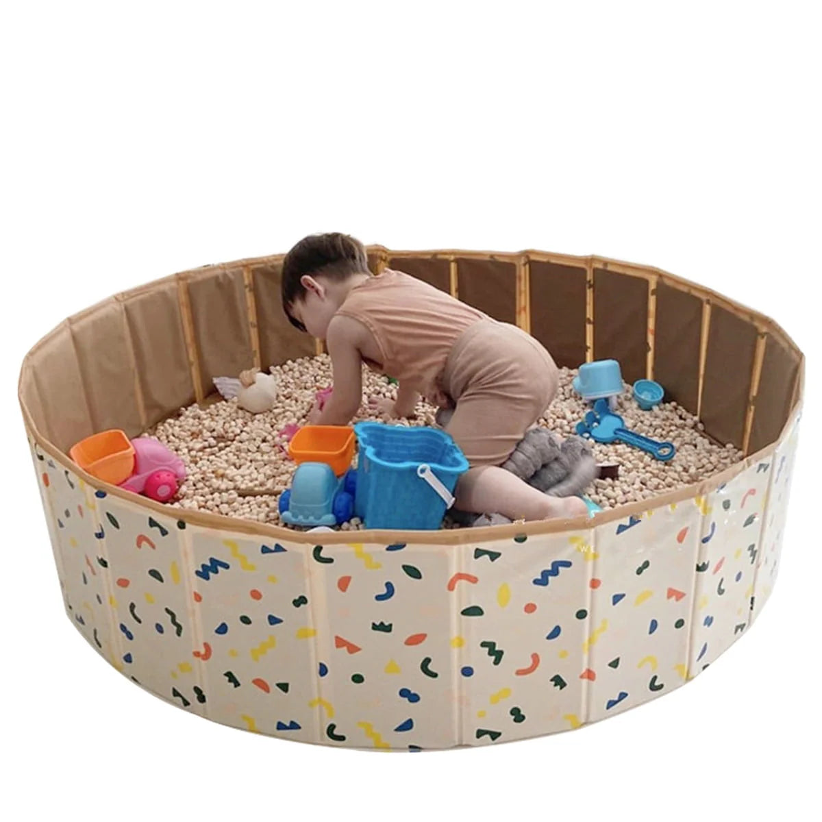 Collapsible Hard Plastic Dog Pool 32 Ball Pit J303096