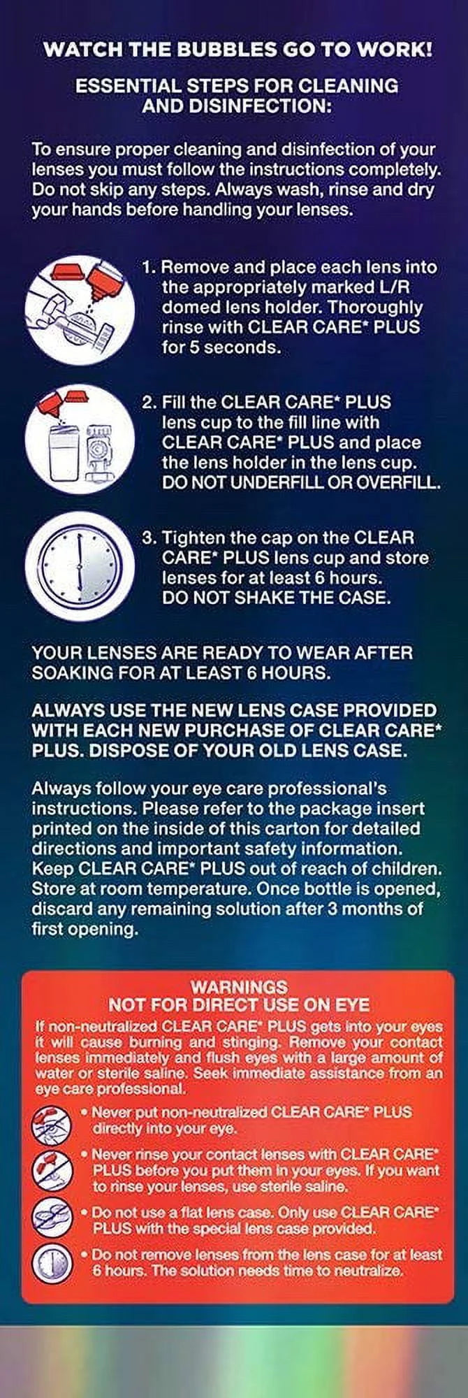 12 oz Contact Lens Cleaning and Disinfecting Solution P656248