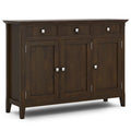 Solid Wood 51 inch Wide Entryway Storage Cabinet V678