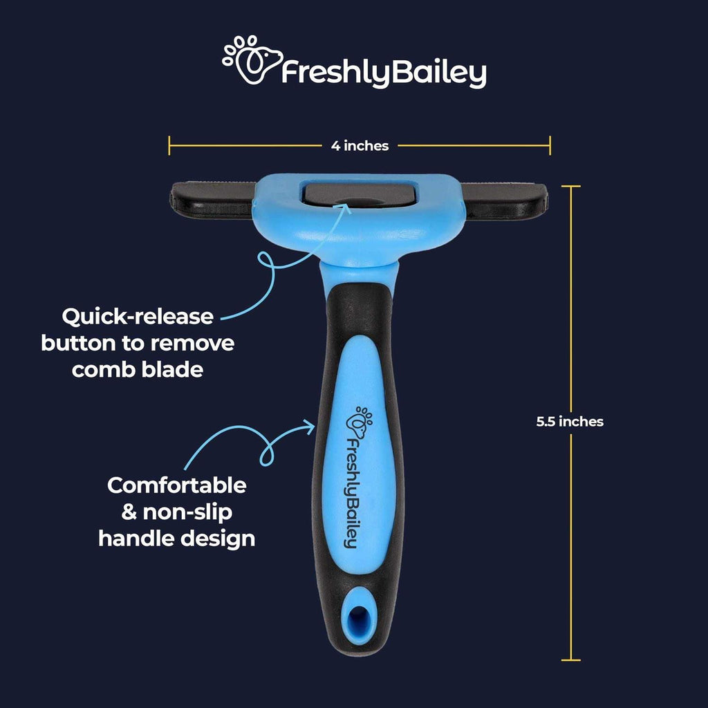 Deshedding Brush for Short Haired Dogs & Cats Y373