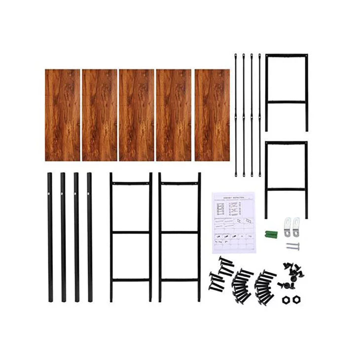 5-Tier Wood and Metal Bookshelf S155705