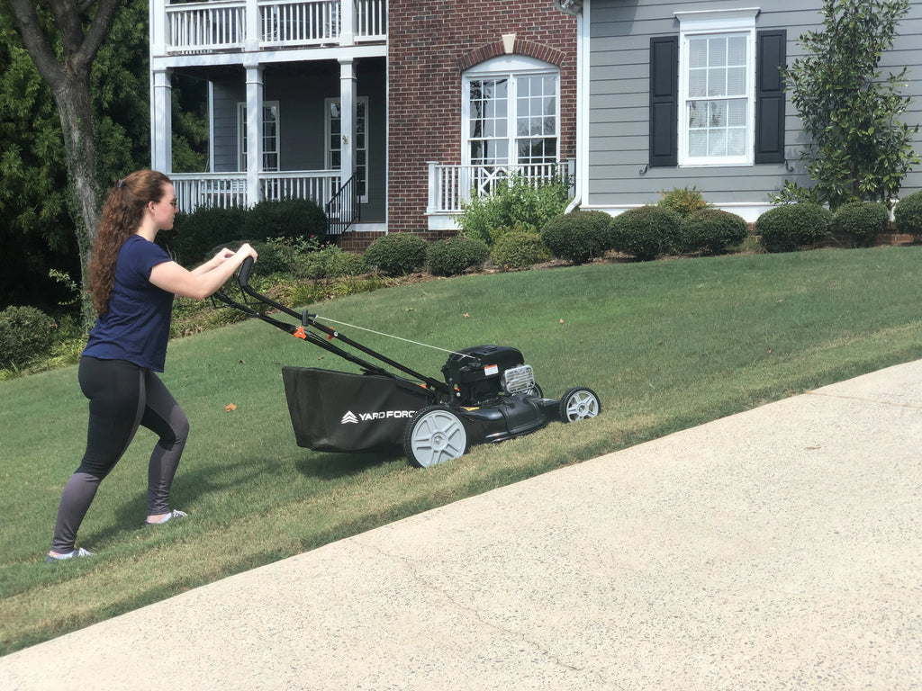 Self Propelled Gas Lawn Mower 150cc 22-inch Steel Deck 3-in-1 Q638