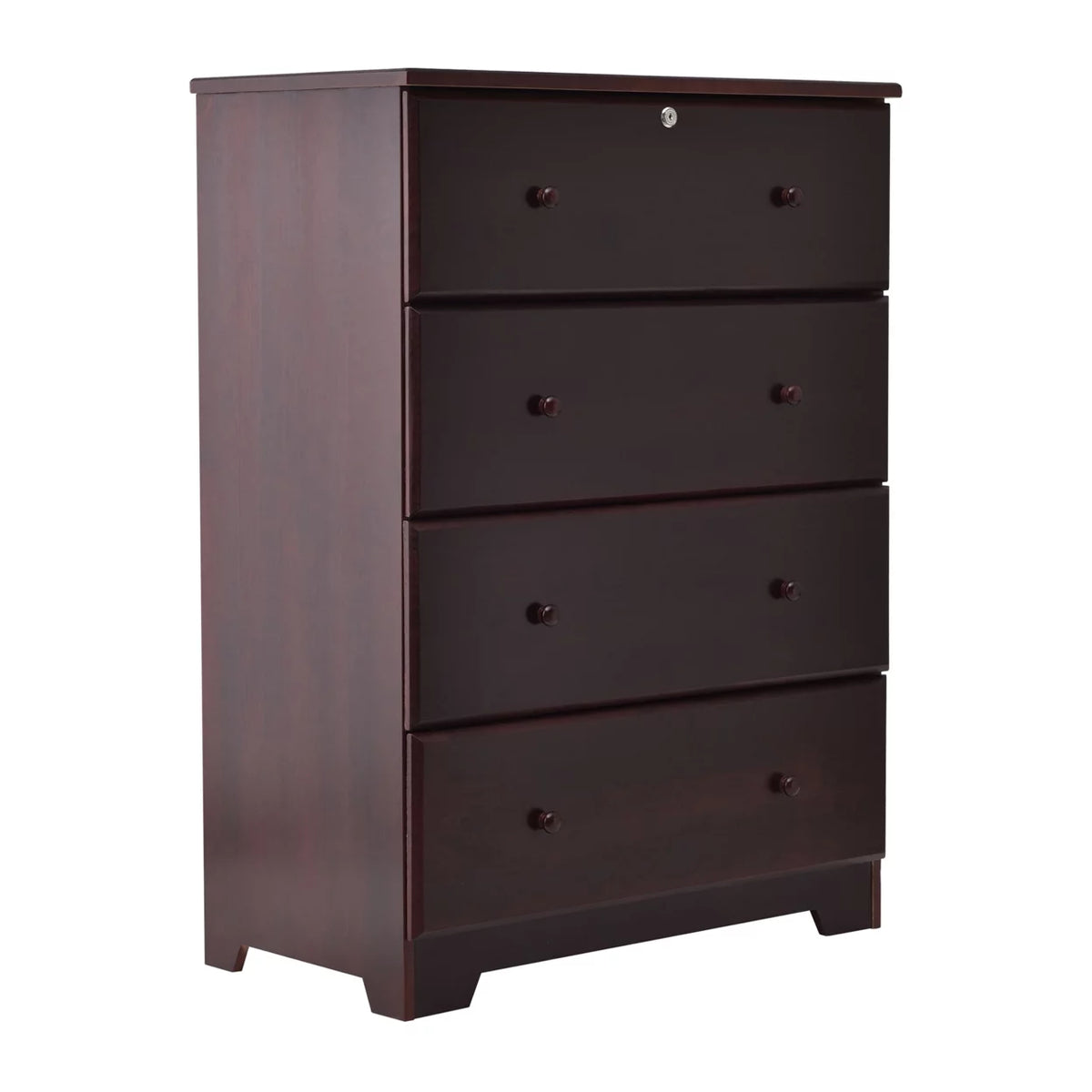 Solid Pine Wood 4 Drawer Chest Dresser H30383