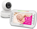 Video Baby Monitor with Pan-Tilt-Zoom Camera and 4.3 LCD Screen W5084