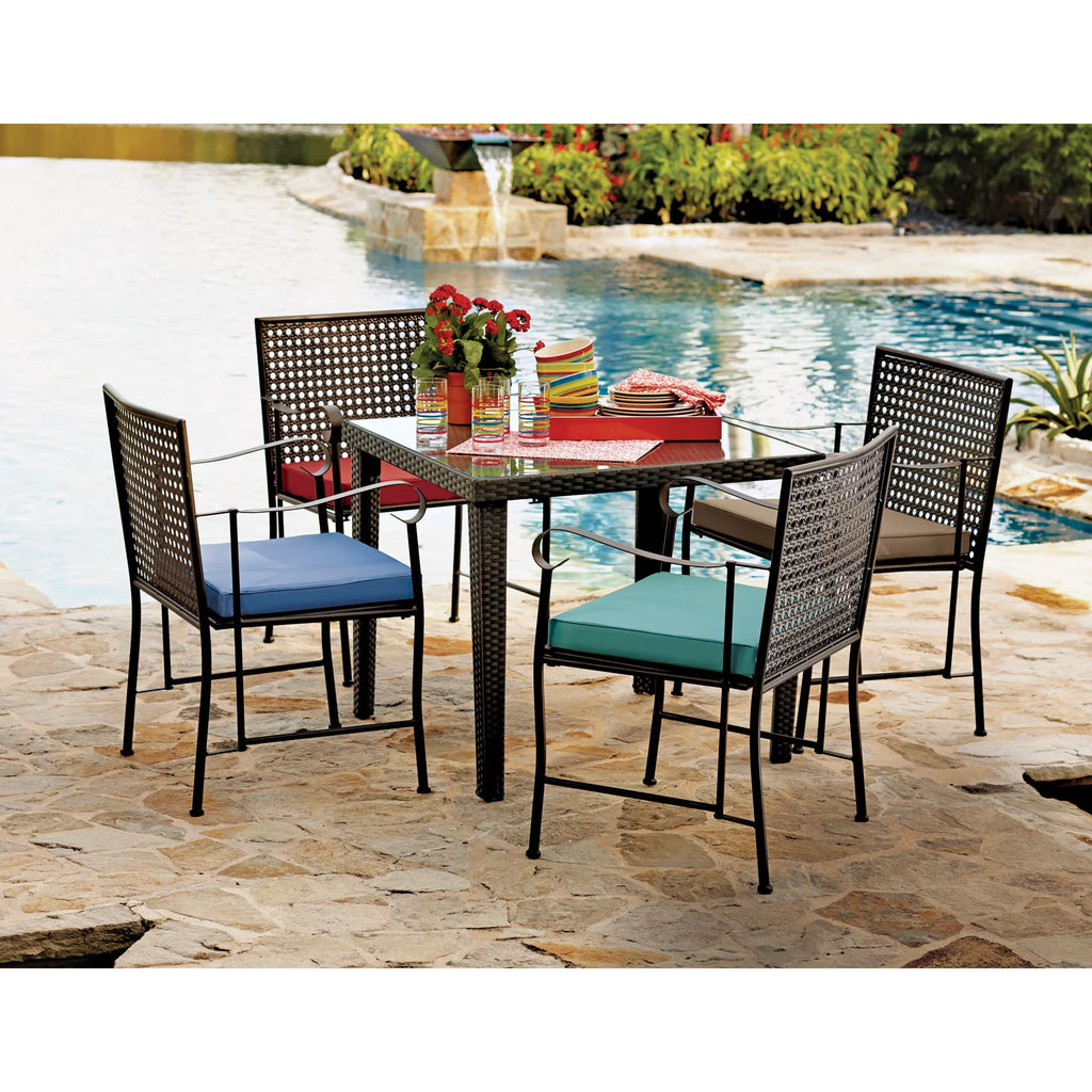 Blue Folding Chair With Cushion A470