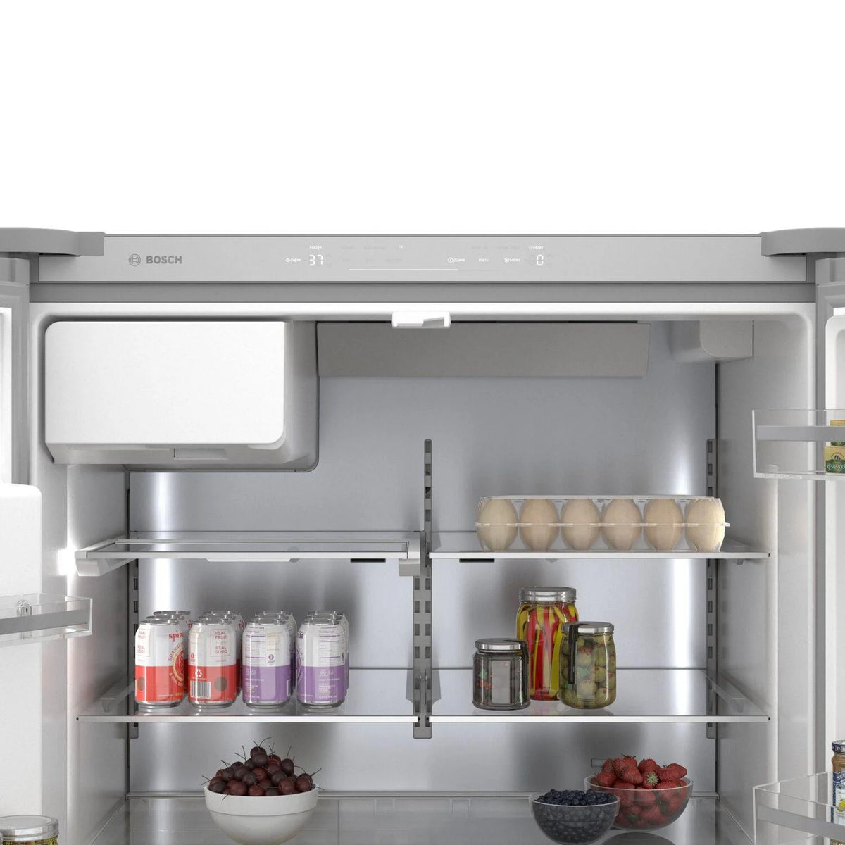 French Door Freestanding Refrigerator Stainless Steel I3866