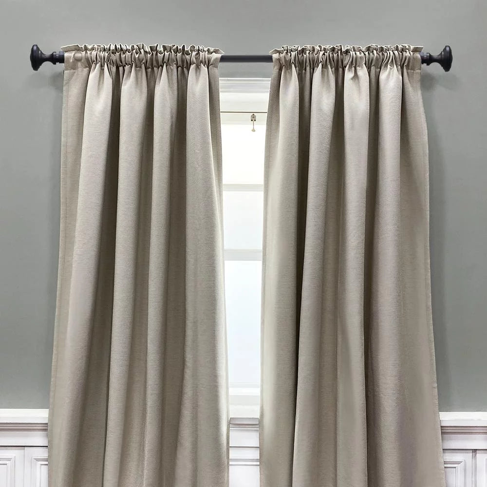 1" Oil Rubbed Bronze Single Curtain Rod B293