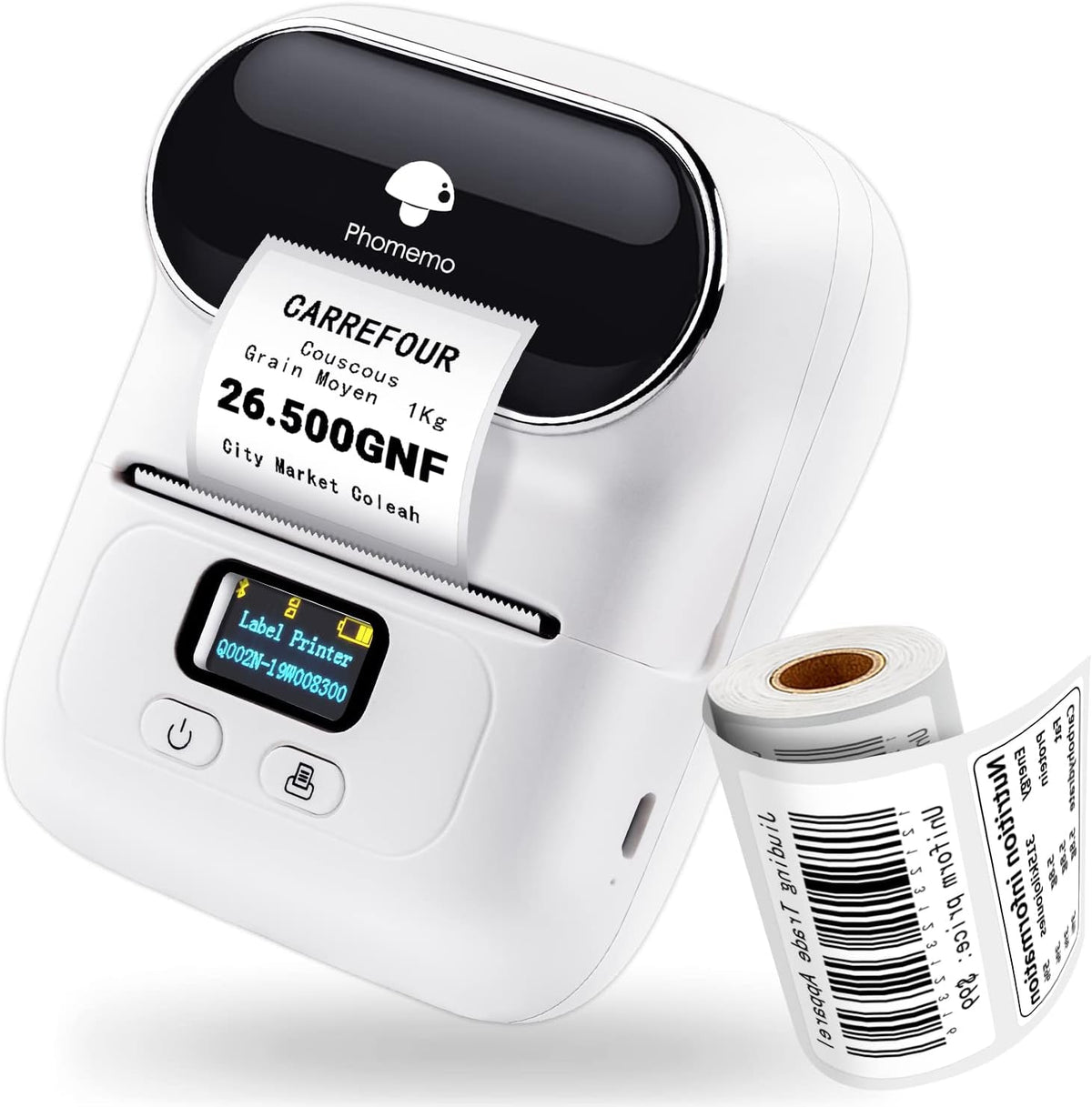 Pink Mini Bluetooth Thermal Label Printer G511