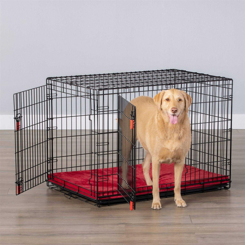 Double Door Wire Dog Crate with Divider Panel F933954
