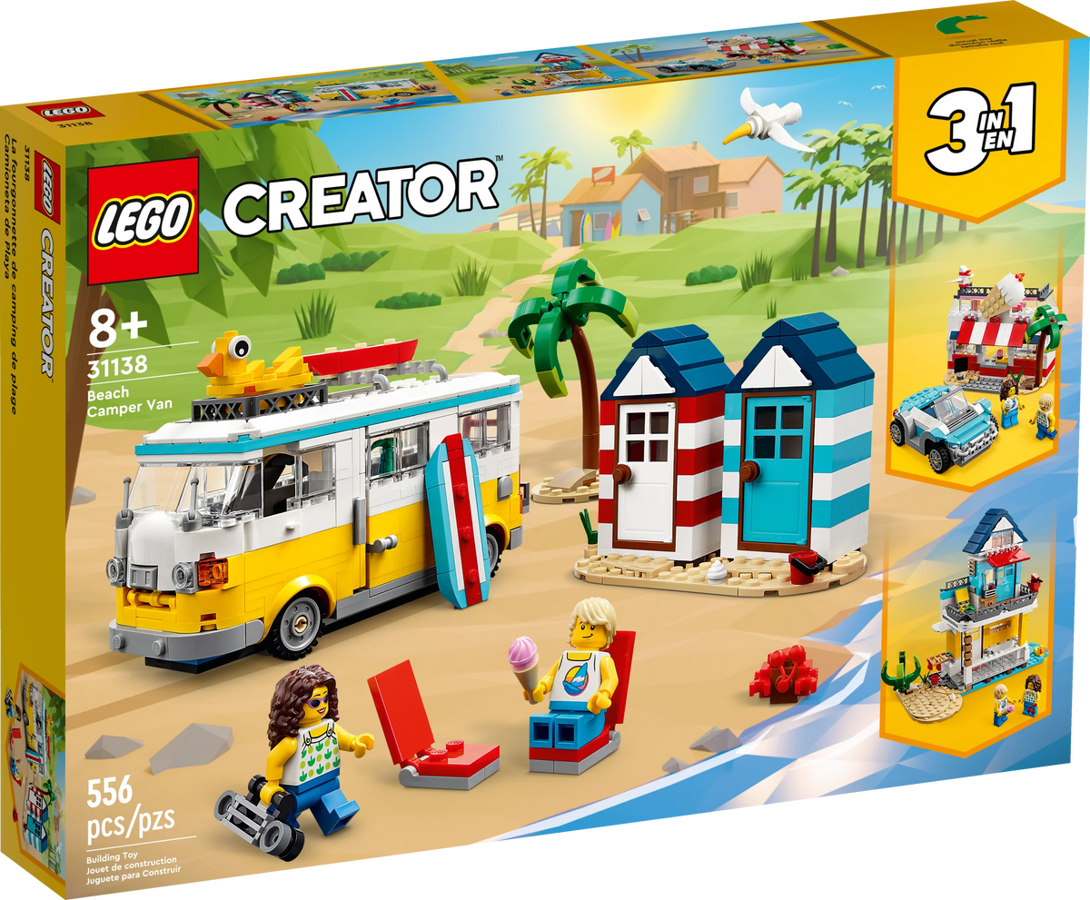 3 in 1 Beach Camper Van Building Kit H7231