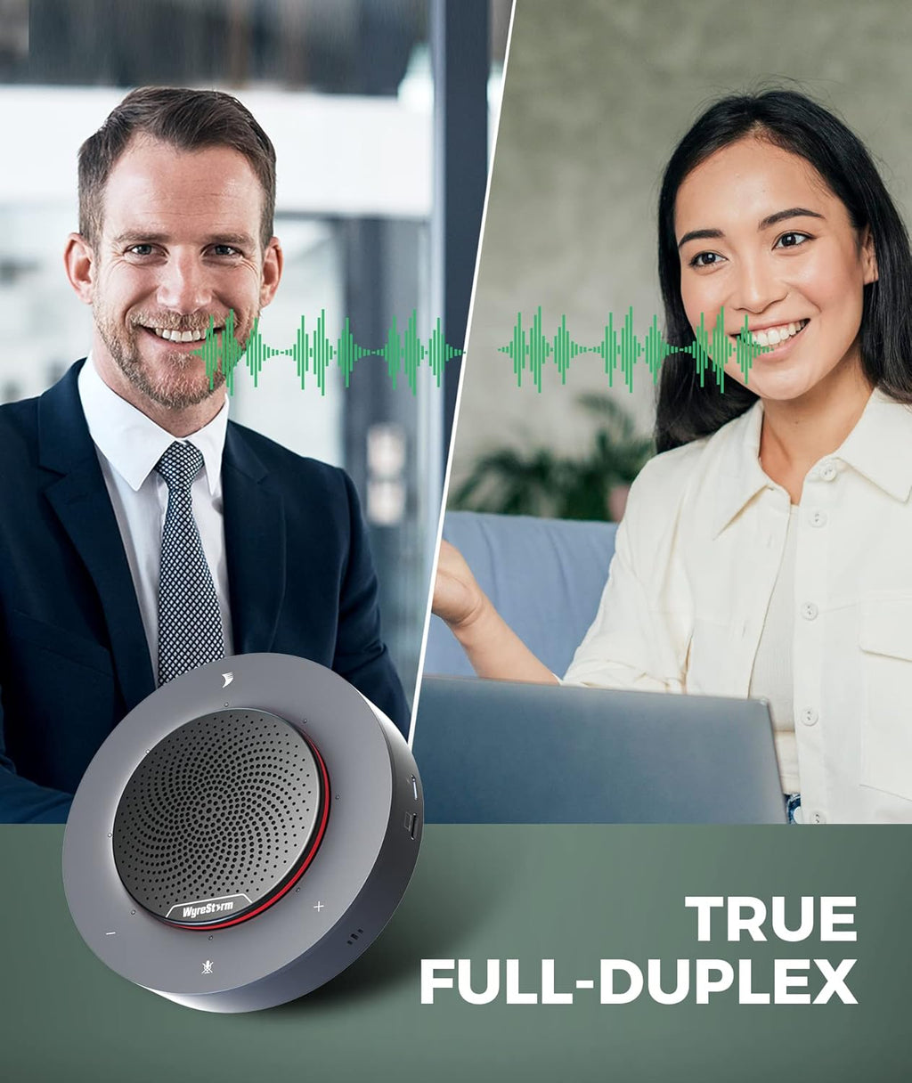 USB Speakerphone Conference Microphone with 4X Noise-canceling Mic H21513
