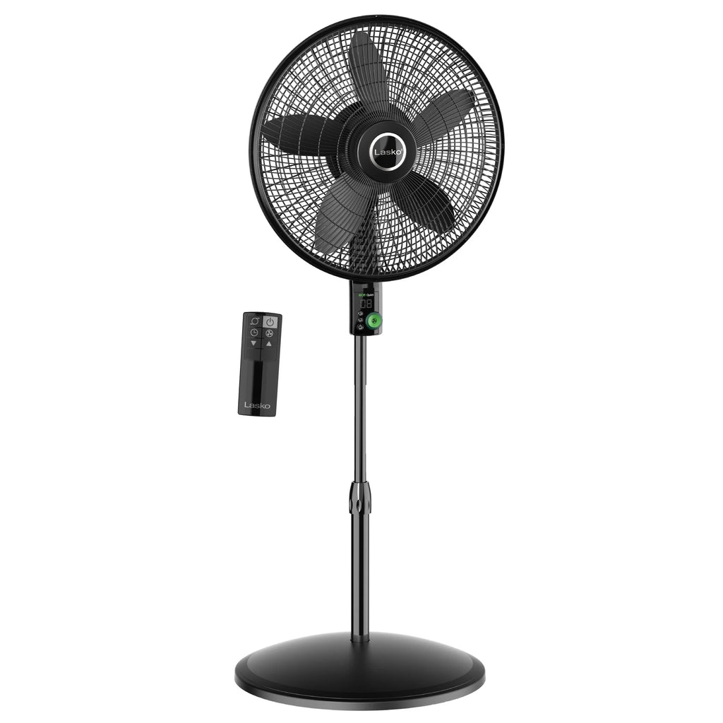 18" Black Pedestal Fan W7223