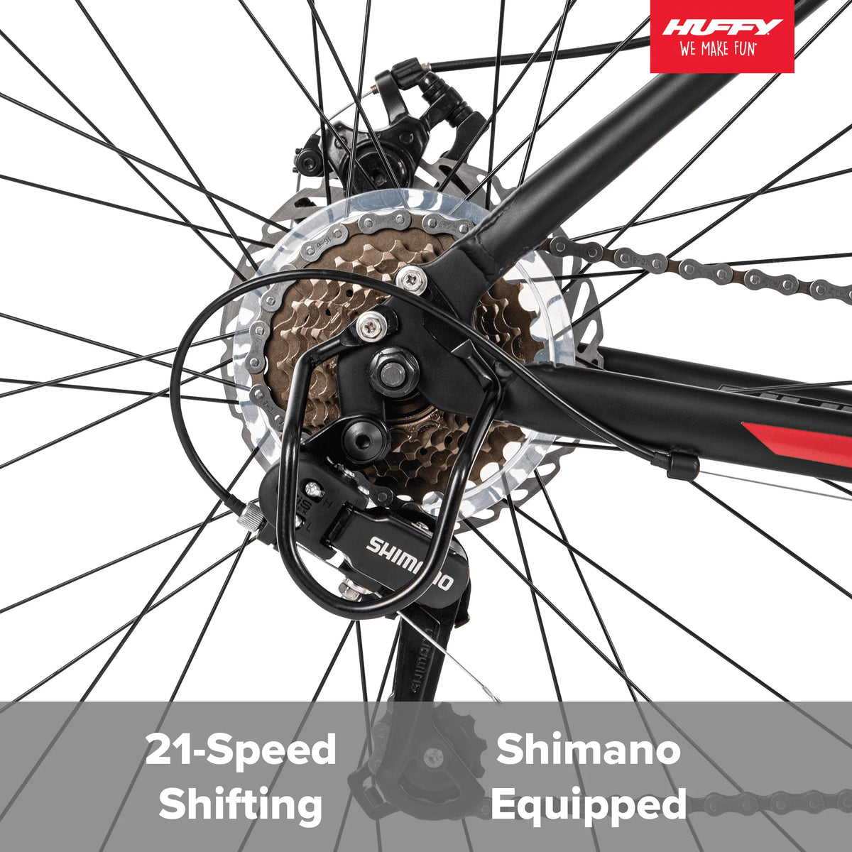Black and Red Mountain Bikes O3662