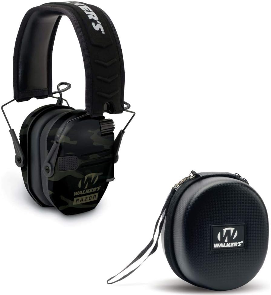 Electronic Shooting Hearing Protection Muff with Case D750458