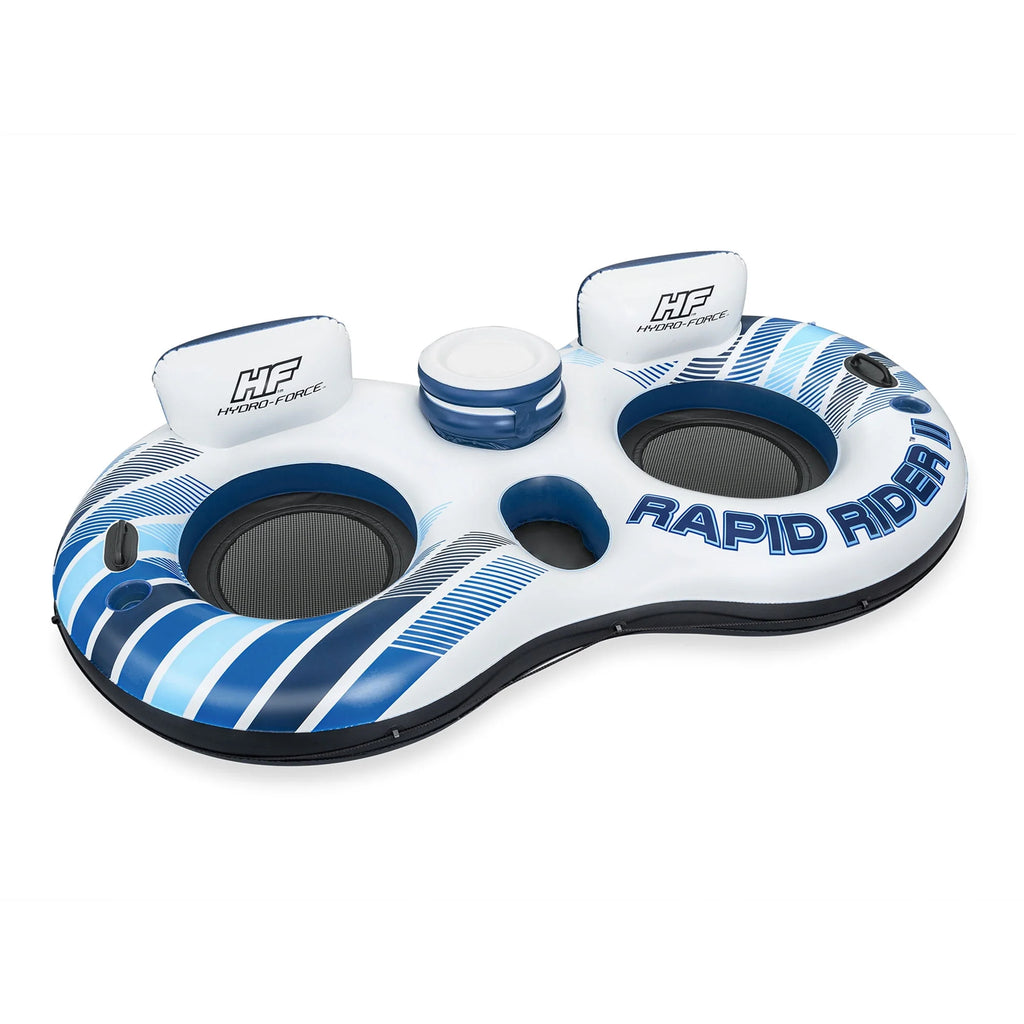 Blue Inflatable Double River Tube Q772