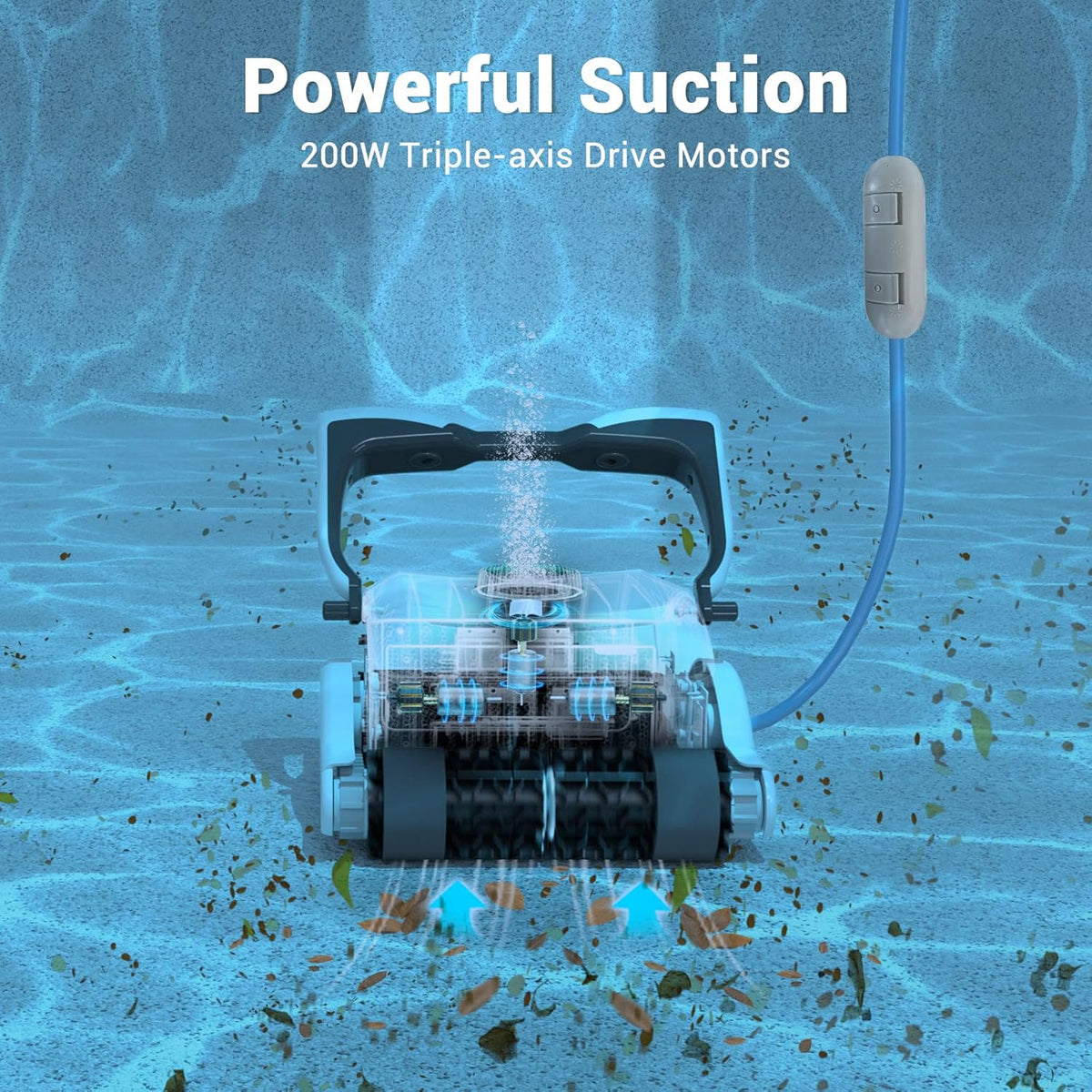 Automatic Robotic Pool Cleaner P8529