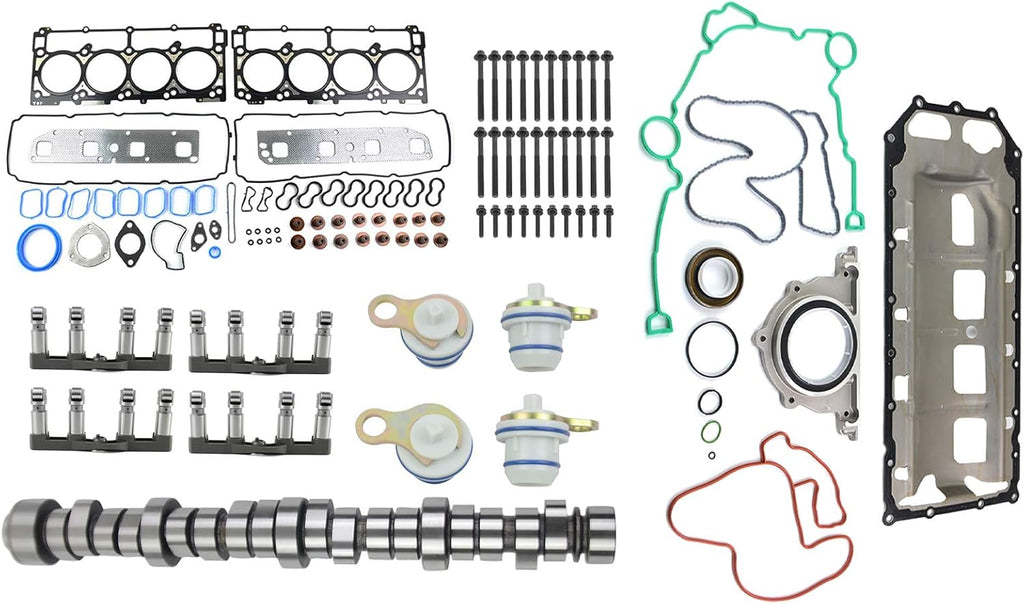 Camshaft Kit Head Valve Gasket & Expansion Plugs Kit S390