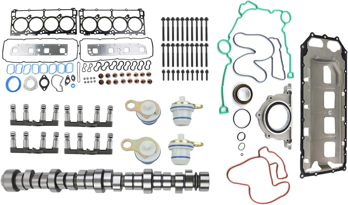 Camshaft Kit Head Valve Gasket & Expansion Plugs Kit S390