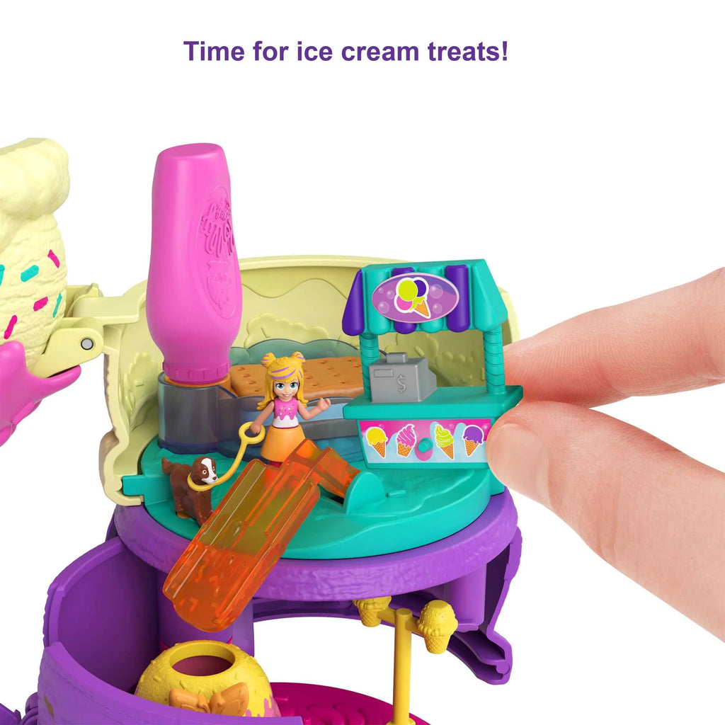 2-in-1 Playground with 2 Micro Dolls and 25 Accessories I1344
