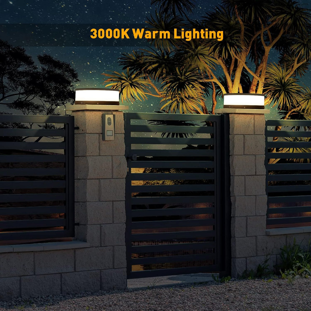Outdoor Solar Post Cap Light R1505
