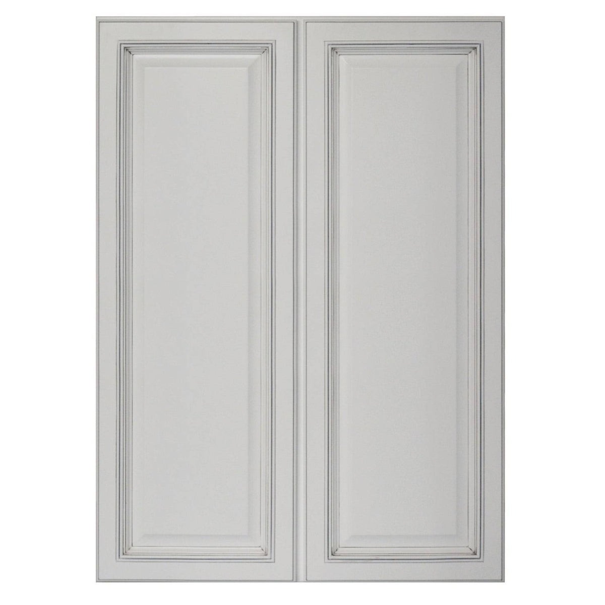 White 30 inch Wide x 42 inch High Double Door Wall Cabinet J297