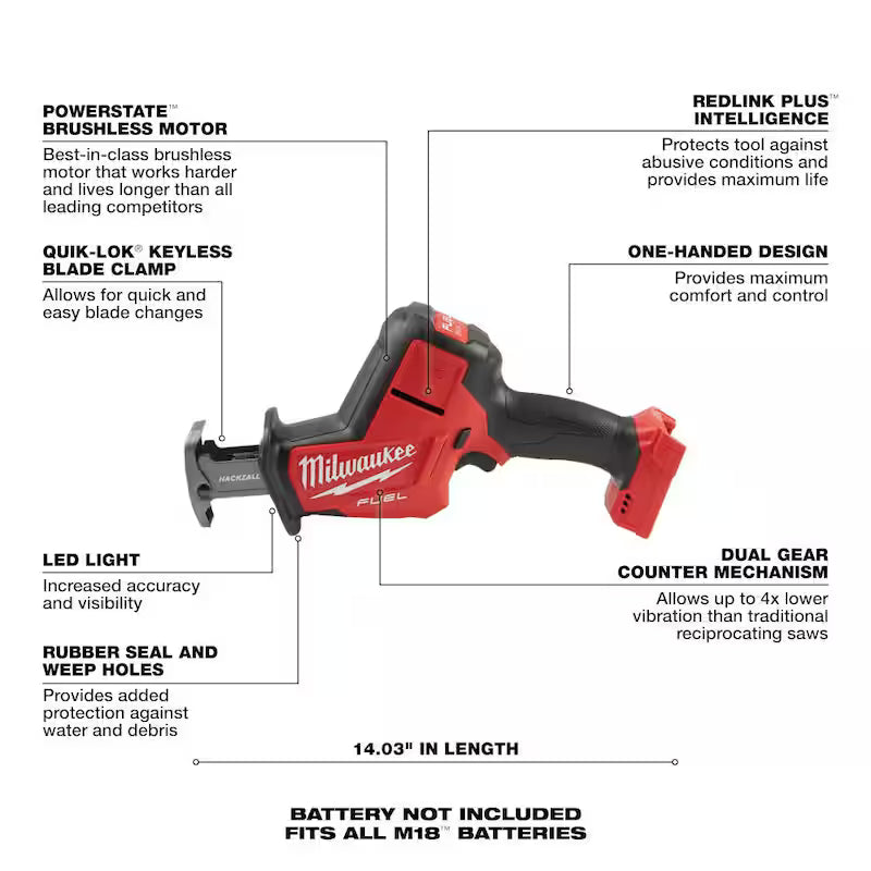 18V Brushless Cordless 4-1/2 in./5 in. Grinder with Reciprocating Saw I444129