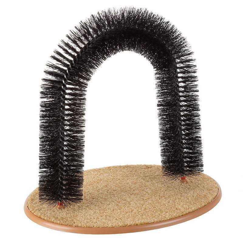 Self-Grooming Cat Arch with Bristle Ring O5327