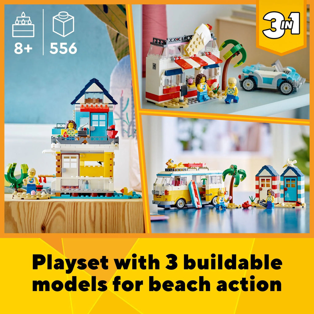 3 in 1 Beach Camper Van Building Kit H7231
