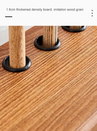 Light Brown Pool Cue Rack for 8 Sticks E11254