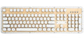 Maple Wood Backlit Mechanical Bluetooth Keyboard Q13179